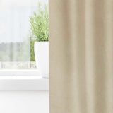 Vidaxl verduisterende gordijnen 2 pcs crème 140 x 140 cm fluweel