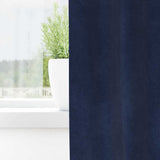 Vidaxl verduisterende gordijnen 2 pcs donkerblauw 140 x 245 cm fluweel