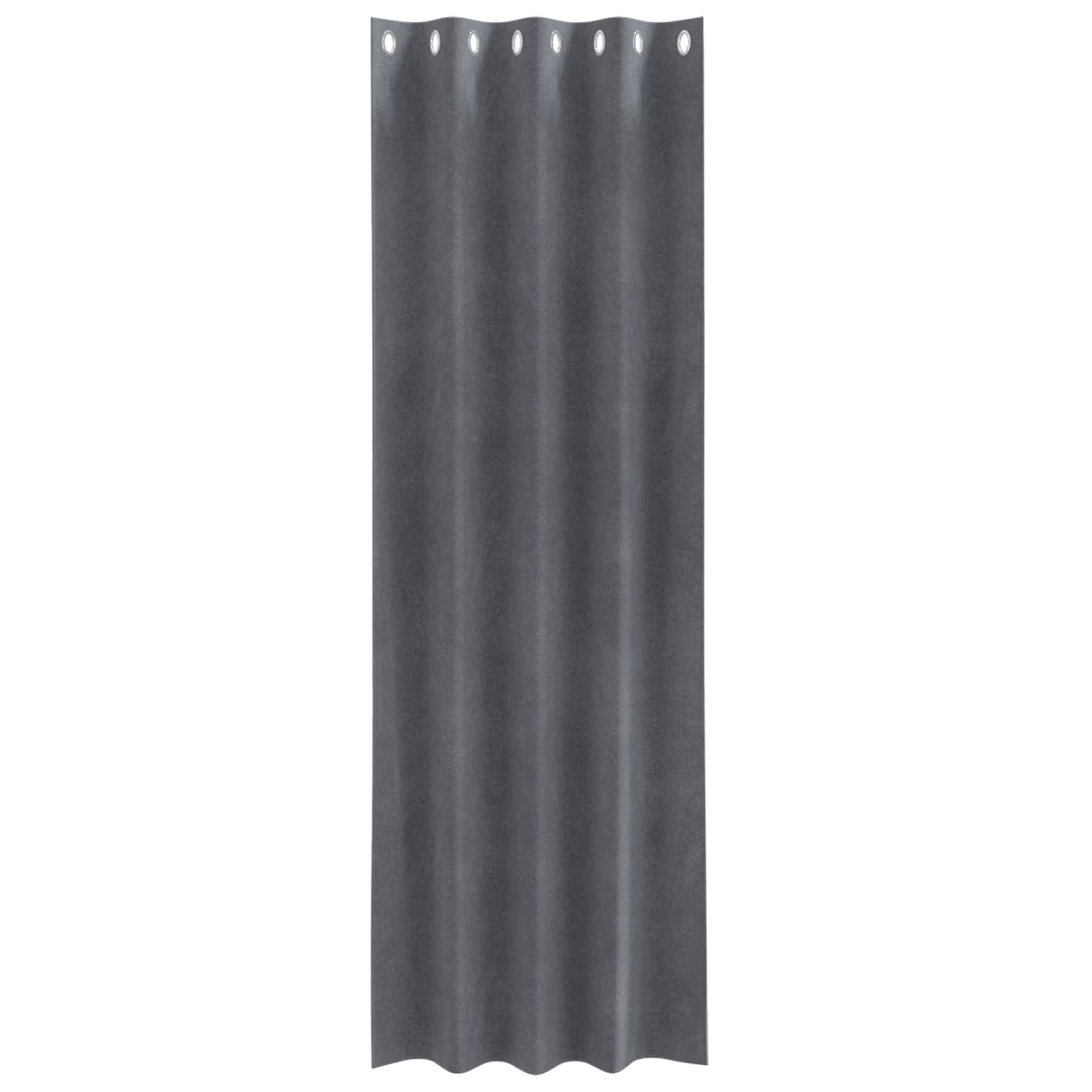 Vidaxl verduisterende gordijnen 2 pcs lichtgrijs 140 x 260 cm fluweel