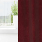 Vidaxl verduisterende gordijnen 2 pcs wijnrood 140 x 225 cm fluweel