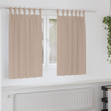 Vidaxl zwart-out gordijnen met ringen 2 pcs taupe 140 x 140 cm