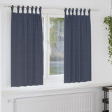 Vidaxl zwart-out gordijnen met ringen 2 pcs antraciet 175 x 140 cm
