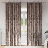 Vidaxl velvet gordijnen 2 pcs cappuccino 225 x 140 cm fluweel