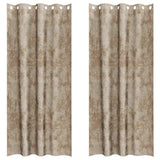 Vidaxl velvet gordijnen 2 pcs champagne 260 x 140 cm fluweel
