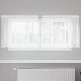 Vidaxl kantgordijn met gordijnen wit 200 x 120 cm polyester