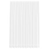 Vidaxl kantgordijn met gordijnen bloemen wit 300 x 300 cm polyester