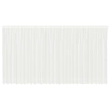 Vidaxl kantgordijn met gordijnen wit 750 x 240 cm polyester