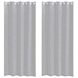 Vidaxl voile gordijn 2 pcs donkergrijs 245 x 140 cm polyester