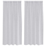 Vidaxl voile gordijn 2 pcs lichtgrijs 175 x 140 cm polyester