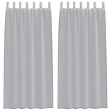 Vidaxl voile gordijn 2 pcs donkergrijs 260 x 140 cm polyester