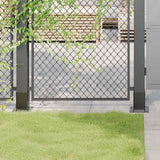 Vidaxl paondervoeten vierkant 4st 91x91mm gepoedercoat staal antraciet