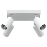 Vidaxl plafondspot met schijnwerpers wit 26 x 26 x 16 cm metaal