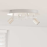 Vidaxl plafondspot nikkel 29 x 29 x 11 cm staal en glas