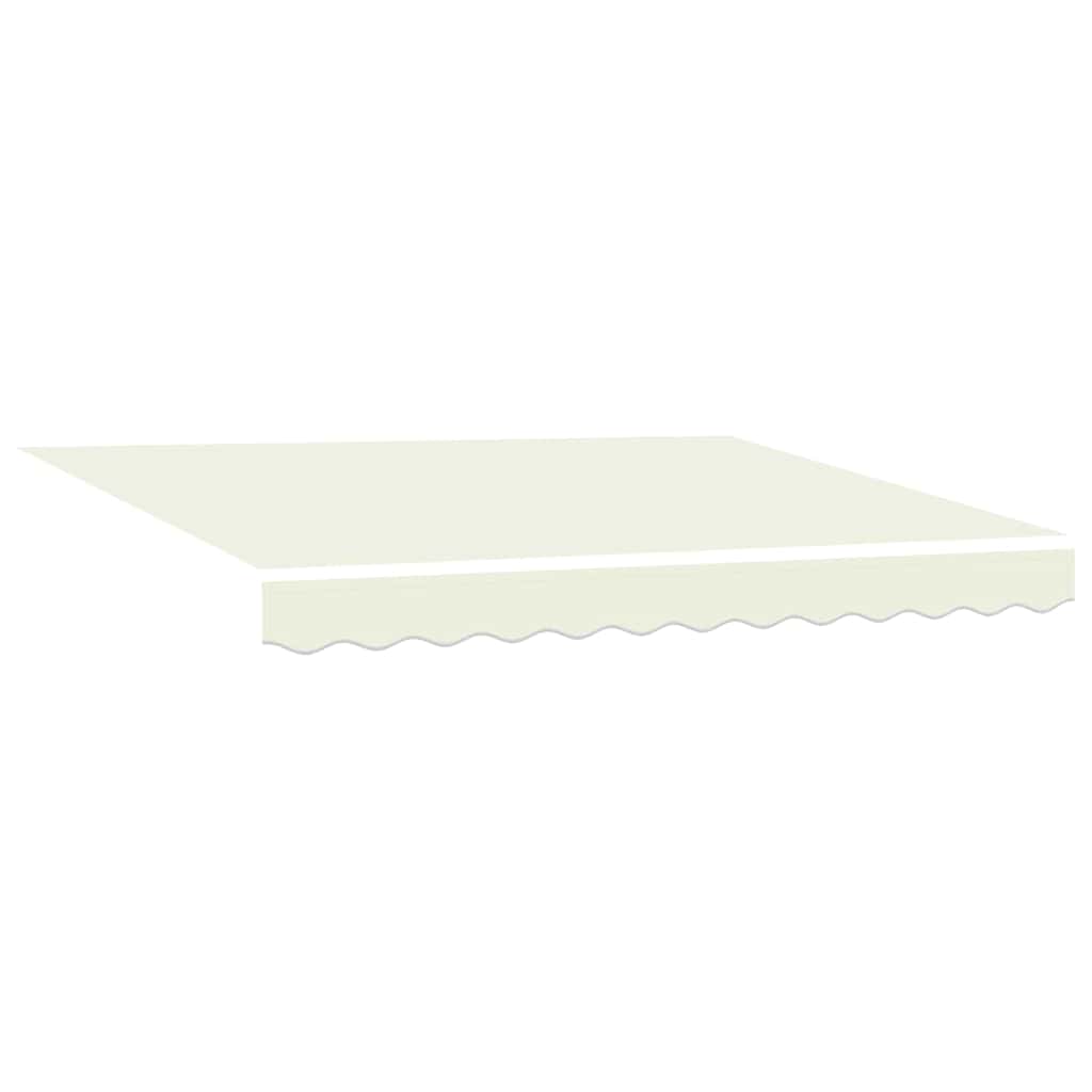 Vidaxl vervangingsdoek voor zonnescherm crème 330 x 195 cm polyester