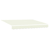 Vidaxl vervangingsdoek voor zonnescherm crème 330 x 195 cm polyester