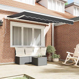 Vidaxl vervangingsdoek voor zonnescherm antraciet 330 x 195 cm