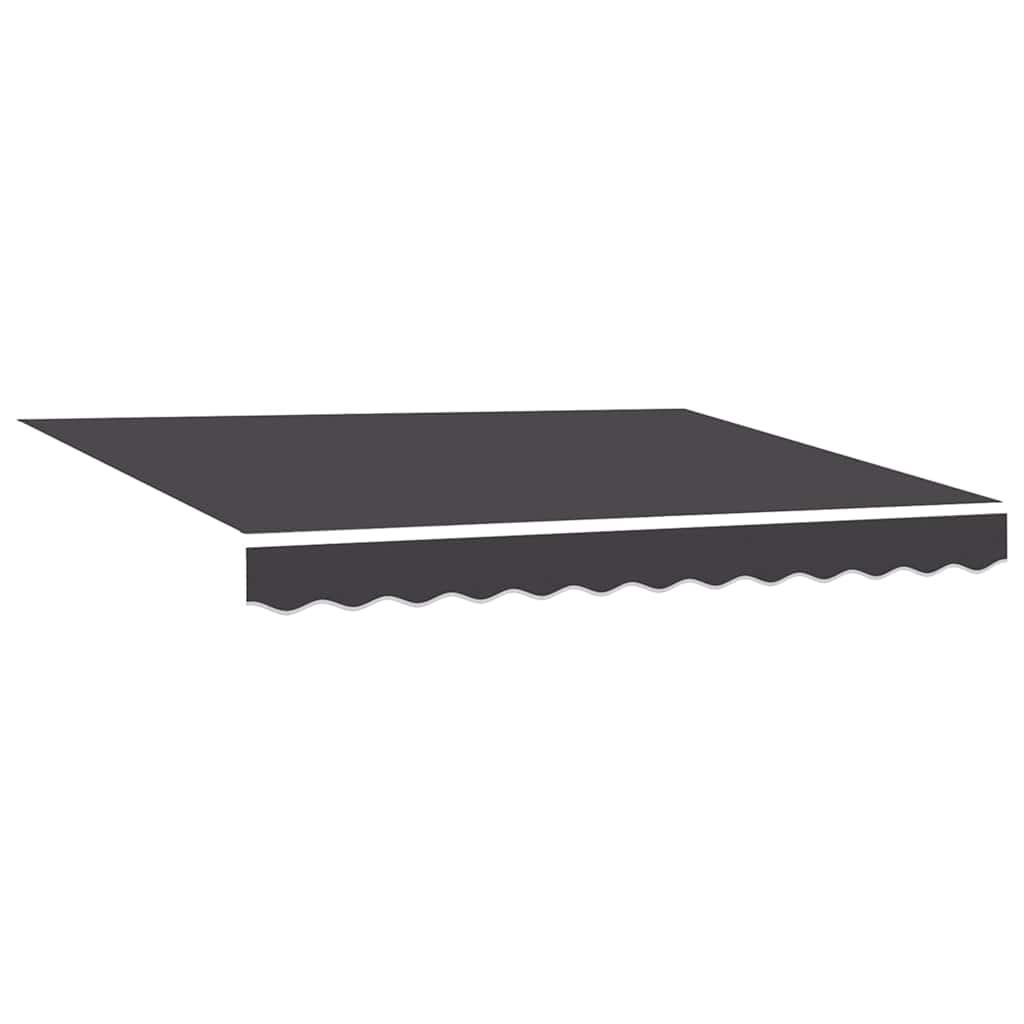 Vidaxl vervangingsdoek voor zonnescherm antraciet 330 x 195 cm
