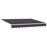 Vidaxl vervangingsdoek voor zonnescherm antraciet 330 x 195 cm