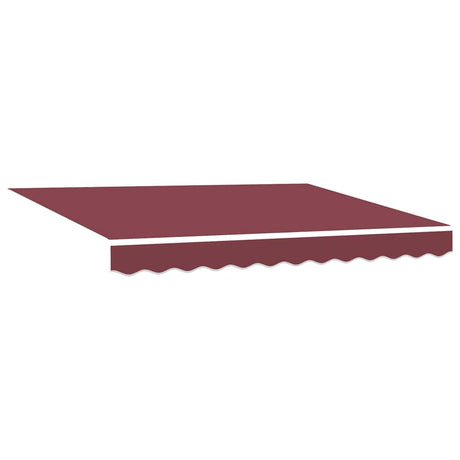 Vidaxl vervangingsdoek voor zonnescherm bordeauxrood 330 x 195 cm