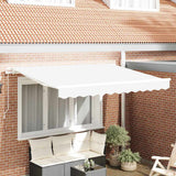 Vidaxl vervangingsdoek voor zonnescherm wit 330 x 245 cm polyester