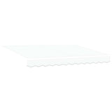 Vidaxl vervangingsdoek voor zonnescherm wit 330 x 245 cm polyester