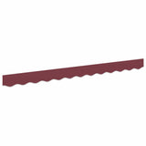 Vidaxl markies valance bordeauxrood 580 x 20 cm canvas