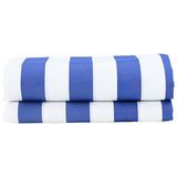 Vidaxl zonnescherm vervangingen blauw en wit 1000 x 160 cm