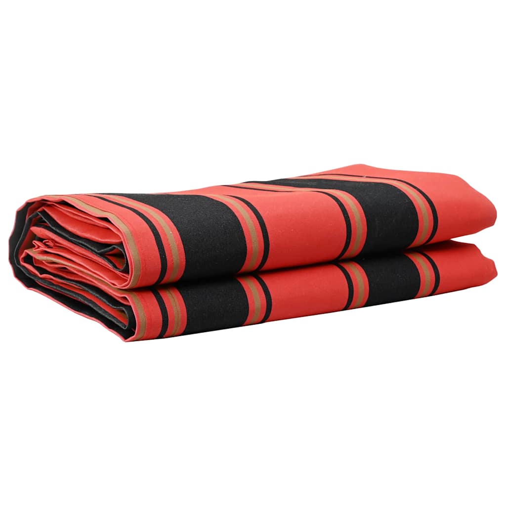 Vidaxl zonnescherm vervangingen oranje en zwart 1000 x 160 cm