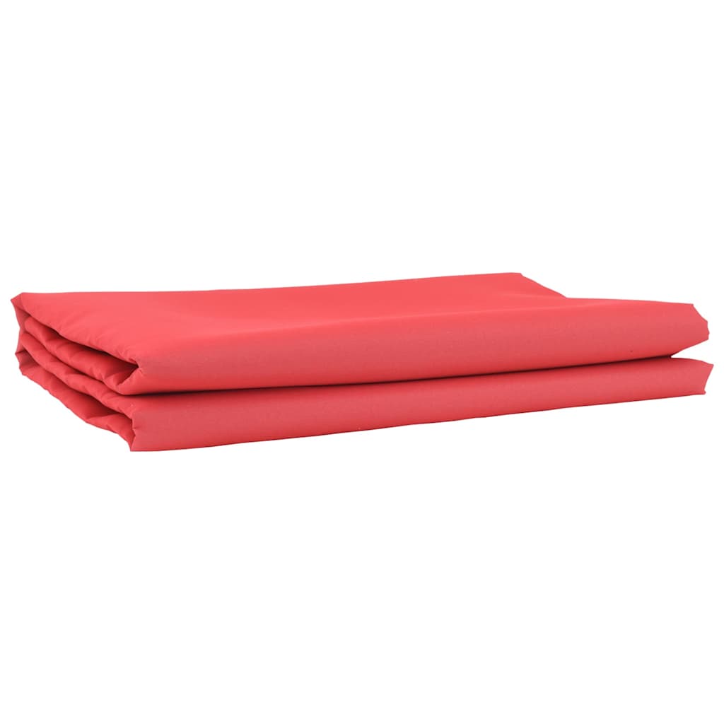 Vidaxl zonnescherm vervangingen rood 1000 x 160 cm polyester canvas