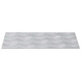 Vidaxl trap tread rechthoekig 2 pcs zilver 40 x 30 cm aluminium