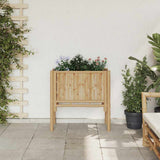 Vidaxl verhoogd bed bruin 70 x 35 x 70 cm bamboe
