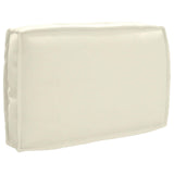 Vidaxl kussen crème 60 x 40 x 12 cm oxford stof