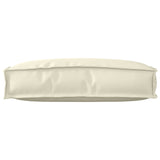 Vidaxl kussen crème 60 x 40 x 12 cm oxford stof