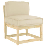 Vidaxl kussen beige 60 x 40 x 12 cm oxford stof
