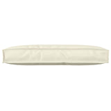 Vidaxl kussen crème 80 x 40 x 12 cm oxford stof