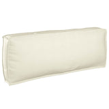 Vidaxl kussen crème 120 x 40 x 12 cm oxford stof