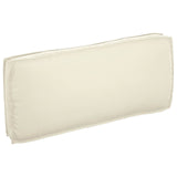 Vidaxl kussen crème 120 x 50 x 12 cm oxford stof