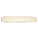 Vidaxl kussen crème 120 x 50 x 12 cm oxford stof