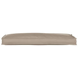 Vidaxl kussen taupe 110 x 40 x 8 cm oxford stof