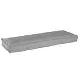 Vidaxl kussen grijs 120 x 40 x 8 cm oxford stof