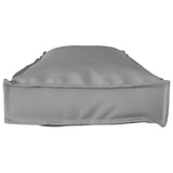 Vidaxl kussen grijs 120 x 40 x 8 cm oxford stof