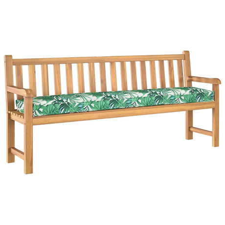 Vidaxl palet kussen bloemen bladpatroon 200 x 40 x 8 cm oxford stof