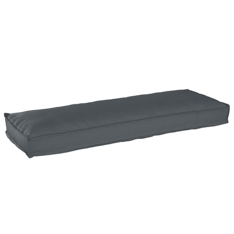 Vidaxl pallet kussen set 2 pcs antraciet 120 x 40 x 8 cm oxford stof