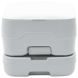 Vidaxl camping toilet grijs en wit 41,5 x 36,5 x 30 cm polyetheen