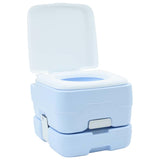 Vidaxl camping toilet lichtblauw en wit 41,5 x 36,5 x 30 cm polyetheen