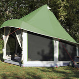 Vidaxl familie tipi tent tipi met dak groen 404 x 370 x 270 cm