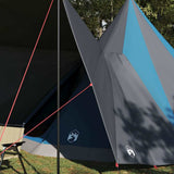 Vidaxl familie tipi tent tipi blauw en grijs 510 x 690 x 330 cm