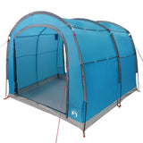 Vidaxl tent met dak met opslag blauw 268 x 240 x 191 cm polyester