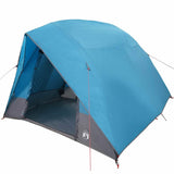 Vidaxl camping tent met dak met opslag blauw 275 x 230 x 140 cm taft