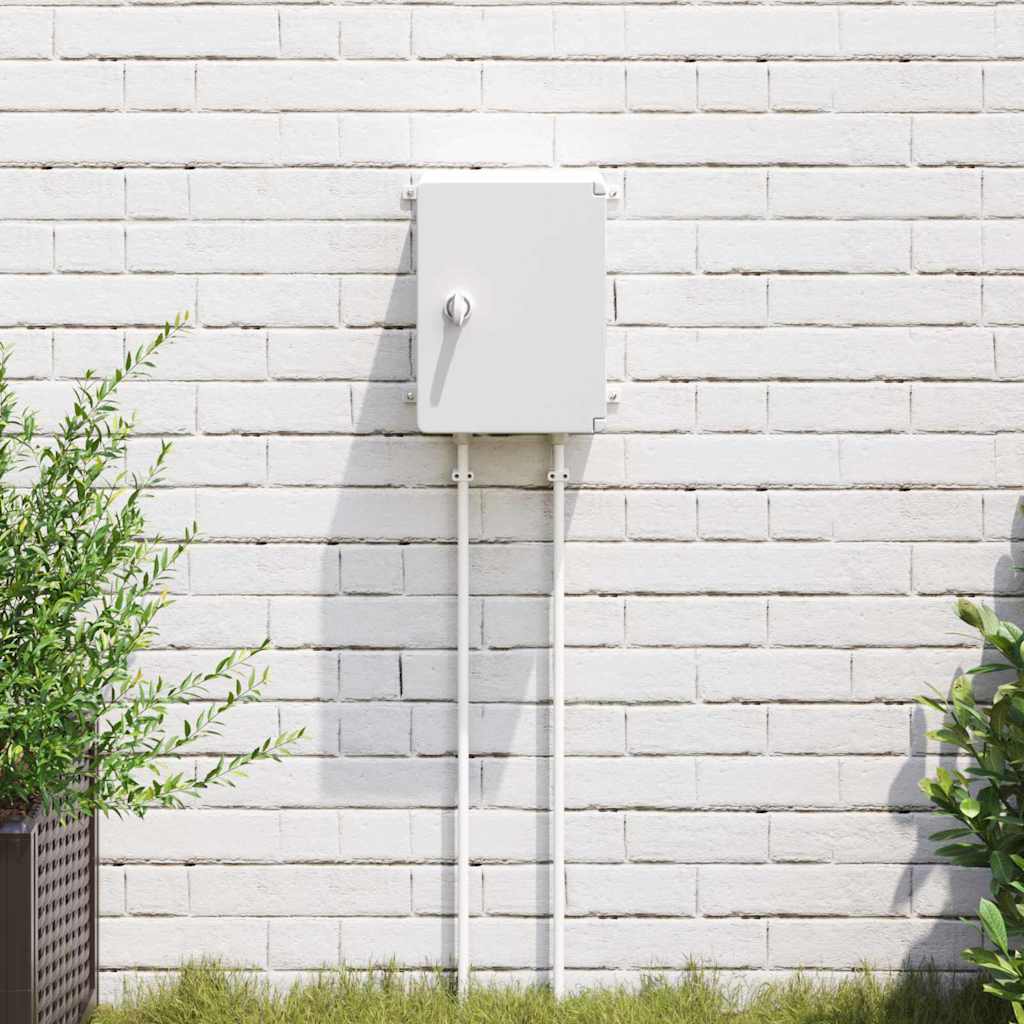 Vidaxl bedieningskast grijs 47 x 20 x 60 cm abs kunststof